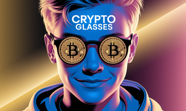 CryptoGlasses.com - Creative brandable domain for sale
